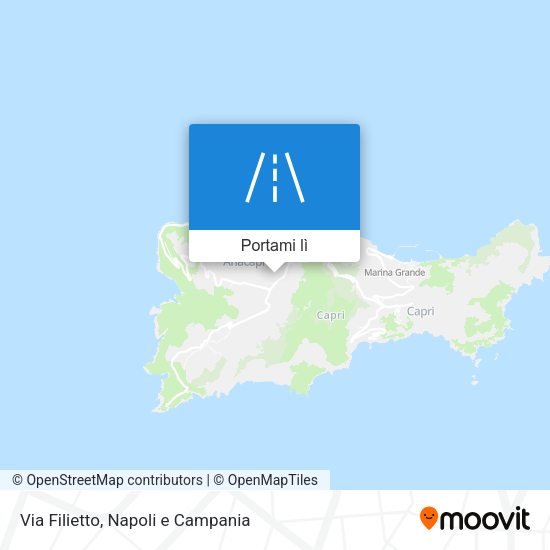 Mappa Via Filietto