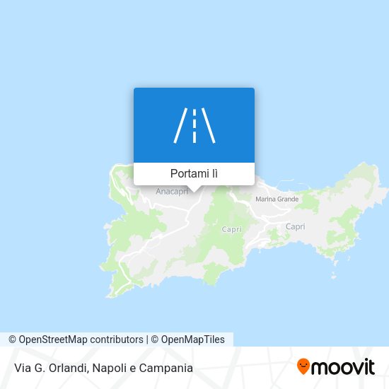 Mappa Via G. Orlandi