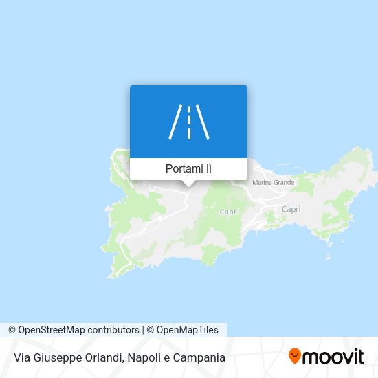 Mappa Via Giuseppe Orlandi