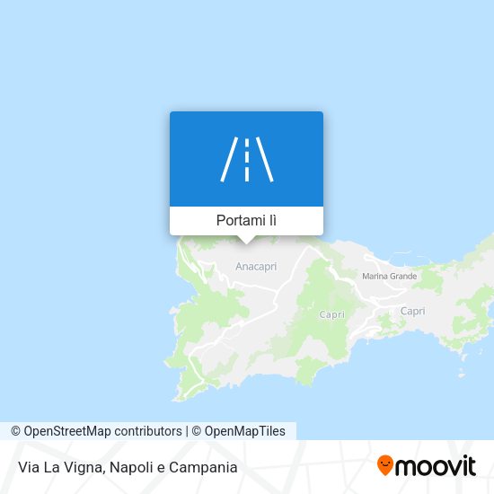 Mappa Via La Vigna