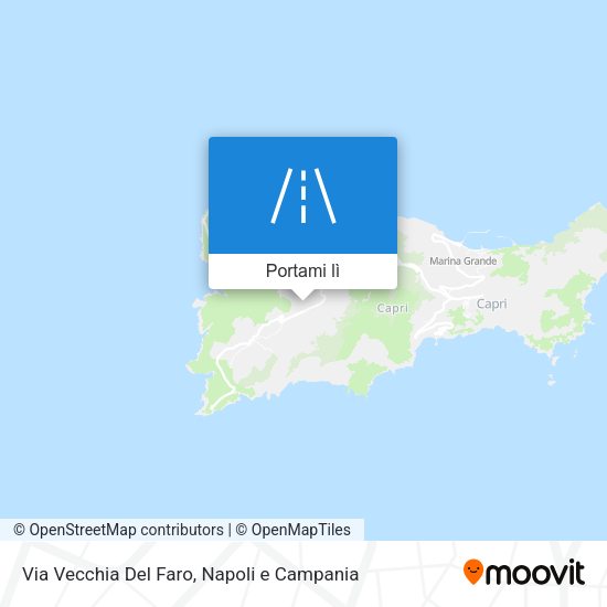 Mappa Via Vecchia Del Faro