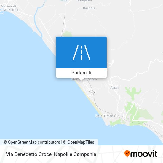 Mappa Via Benedetto Croce