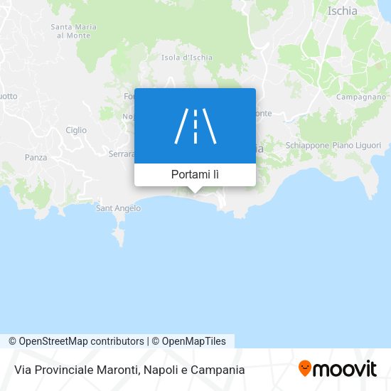 Mappa Via Provinciale Maronti