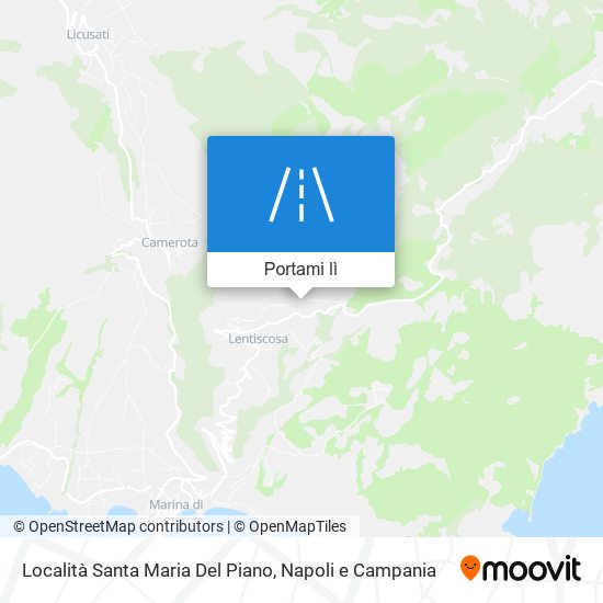 Mappa Località Santa Maria Del Piano