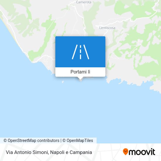 Mappa Via Antonio Simoni