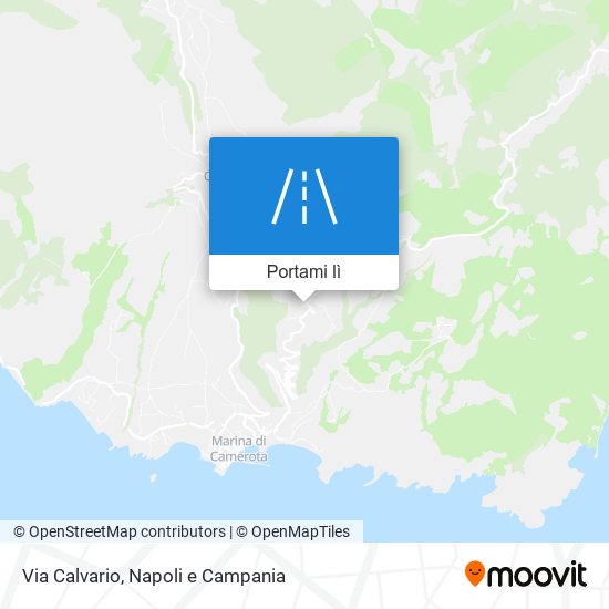 Mappa Via Calvario