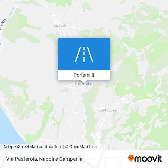 Mappa Via Pasterola