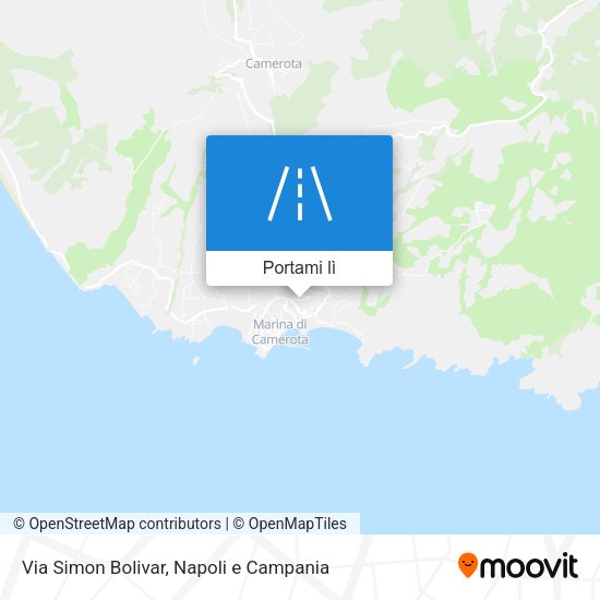 Mappa Via Simon Bolivar
