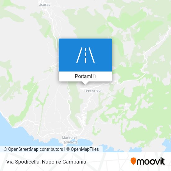 Mappa Via Spodicella