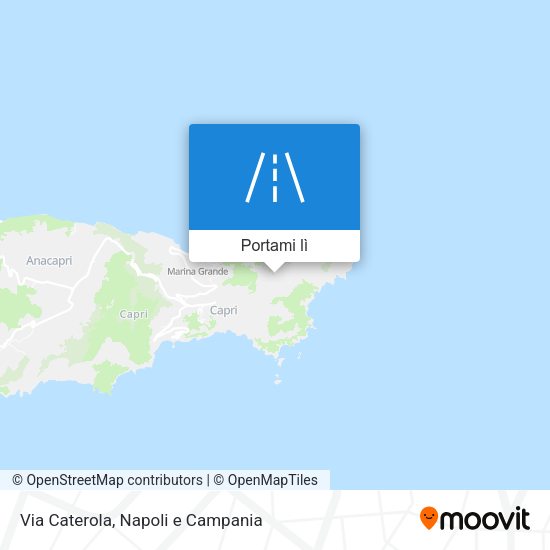 Mappa Via Caterola