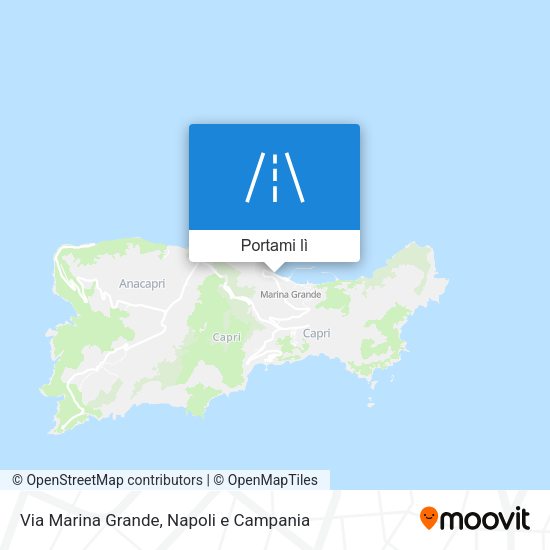 Mappa Via Marina Grande