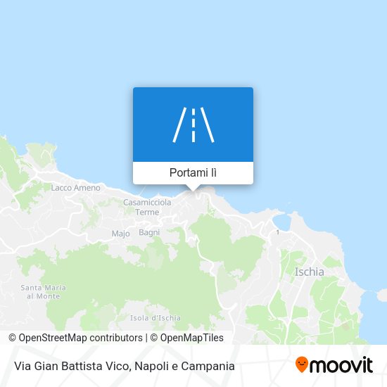 Mappa Via Gian Battista Vico