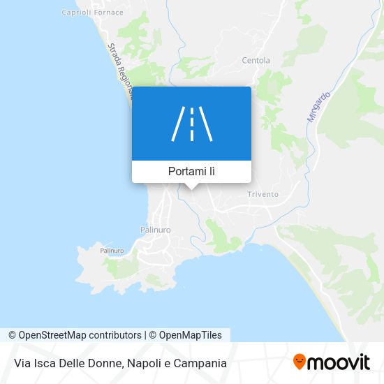 Mappa Via Isca Delle Donne