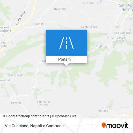 Mappa Via Cusciano