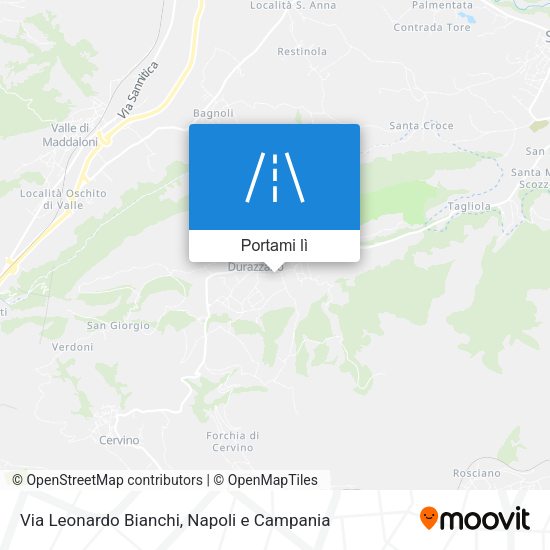 Mappa Via Leonardo Bianchi