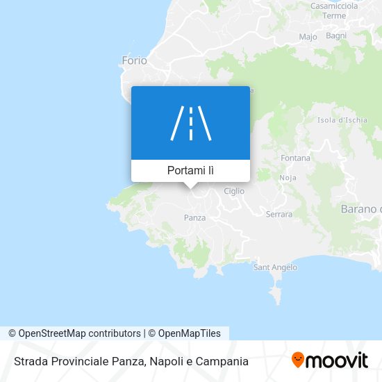 Mappa Strada Provinciale Panza