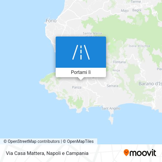 Mappa Via Casa Mattera