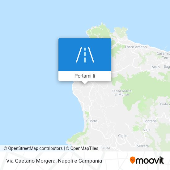 Mappa Via Gaetano Morgera