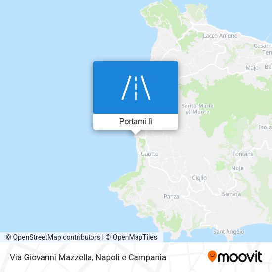 Mappa Via Giovanni Mazzella