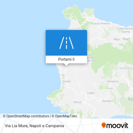 Mappa Via Lia Mura