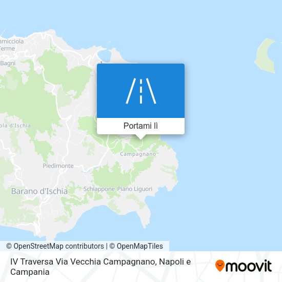 Mappa IV Traversa Via Vecchia Campagnano