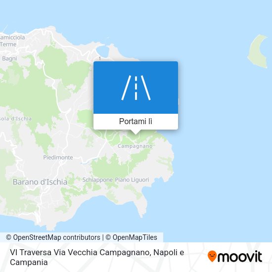 Mappa VI Traversa Via Vecchia Campagnano