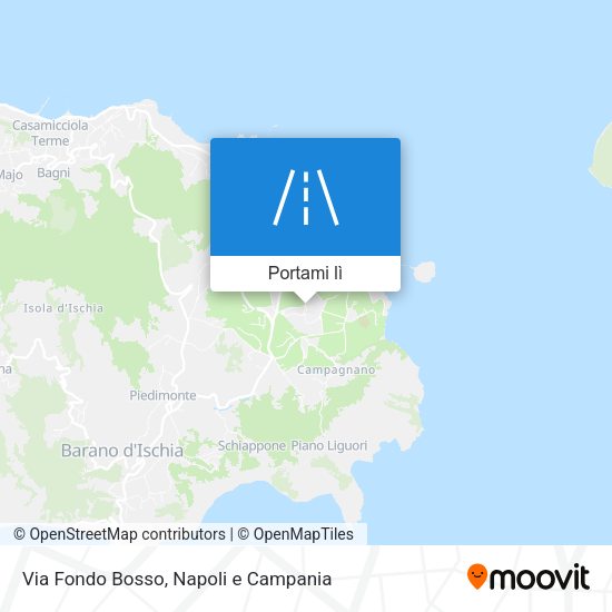 Mappa Via Fondo Bosso