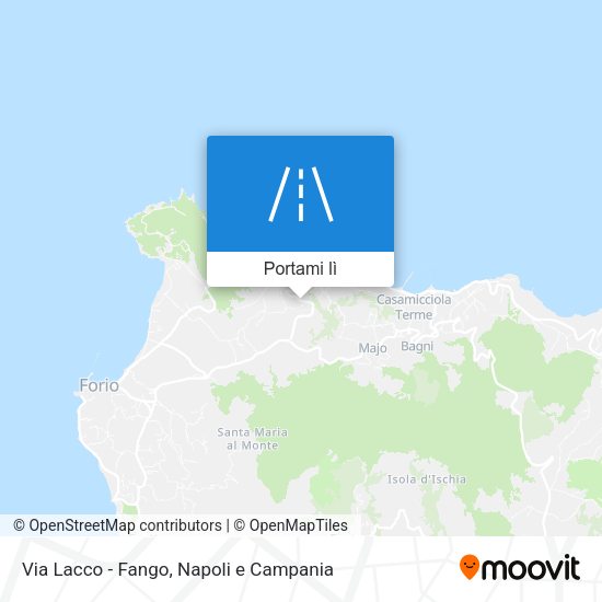 Mappa Via Lacco - Fango