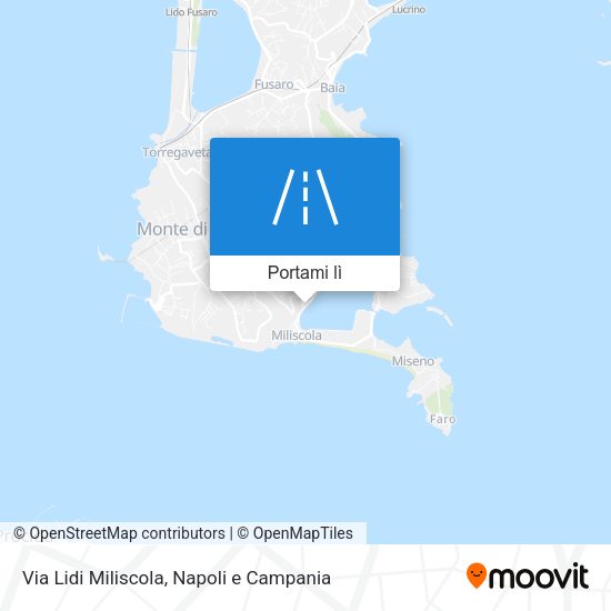 Mappa Via Lidi Miliscola