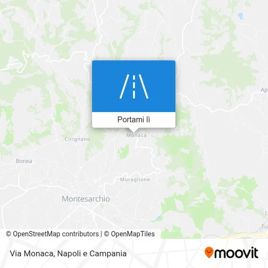 Mappa Via Monaca