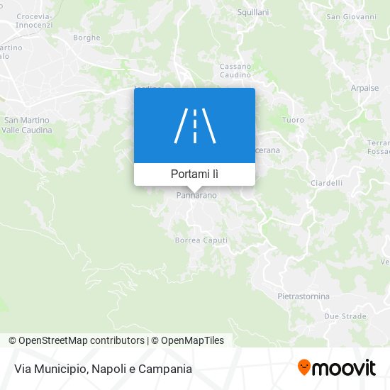 Mappa Via Municipio