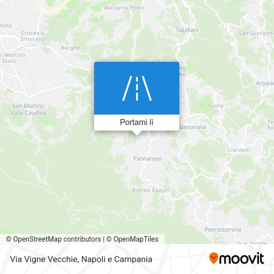 Mappa Via Vigne Vecchie
