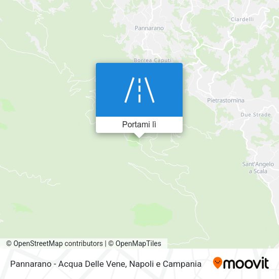 Mappa Pannarano - Acqua Delle Vene