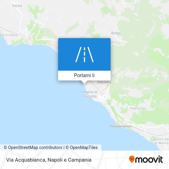 Mappa Via Acquabianca