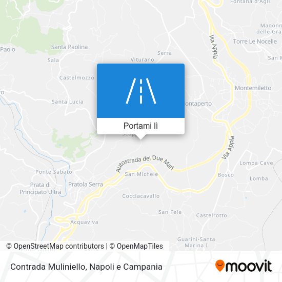 Mappa Contrada Muliniello