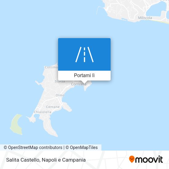 Mappa Salita Castello
