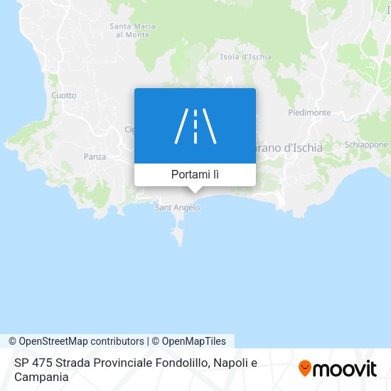 Mappa SP 475 Strada Provinciale Fondolillo