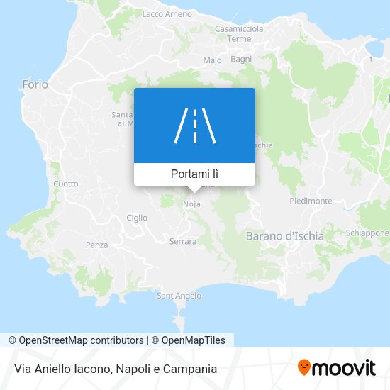 Mappa Via Aniello Iacono
