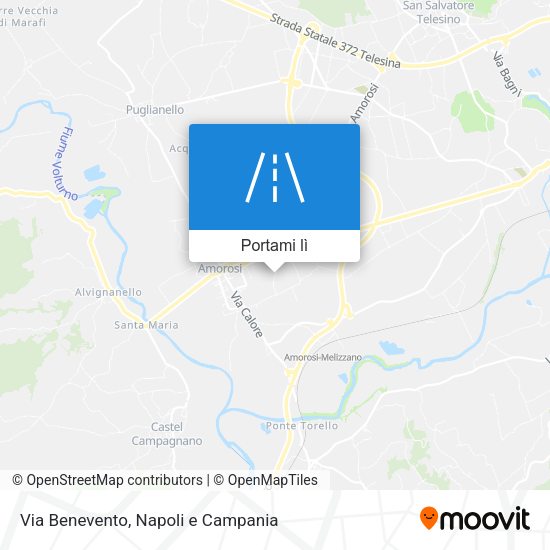 Mappa Via Benevento