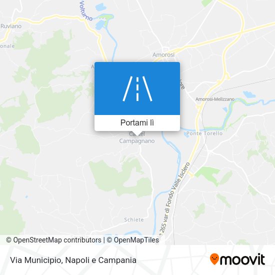 Mappa Via Municipio