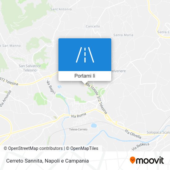 Mappa Cerreto Sannita