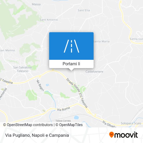 Mappa Via Pugliano