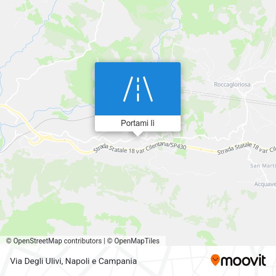 Mappa Via Degli Ulivi