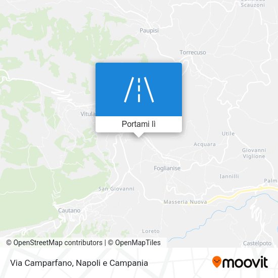 Mappa Via Camparfano