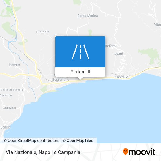 Mappa Via Nazionale