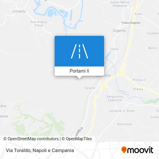 Mappa Via Toraldo