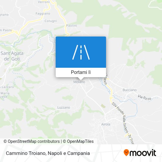 Mappa Cammino Troiano