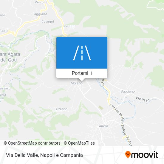 Mappa Via Della Valle