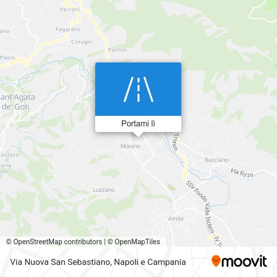 Mappa Via Nuova San Sebastiano