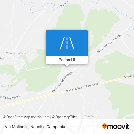 Mappa Via Molinelle